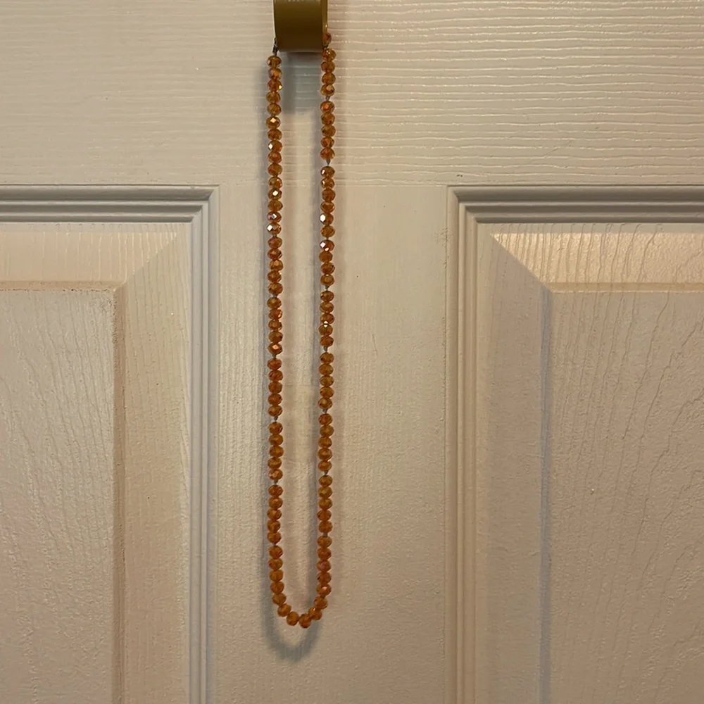 Brown/Bronze Crystal Combination Necklace - Picture 4 of 6